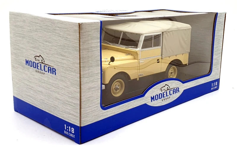 Land Rover Serie 1 1957 crem/gri - 1/18 Model Car Group
