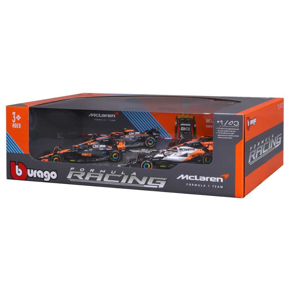 Set 4 machete Formula 1  #4 Lando Norris McLaren 2022-2023 - 1/43 Bburago