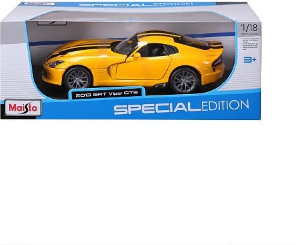 Dodge Viper GTS SRT 2013 galben/dungi negre - 1/18 Maisto