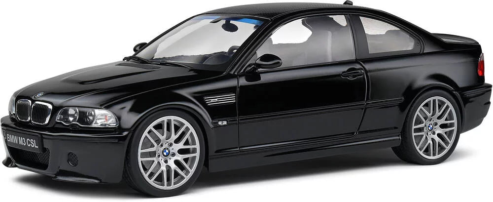BMW E46 CSL negru 2003 - 1/18 Solido