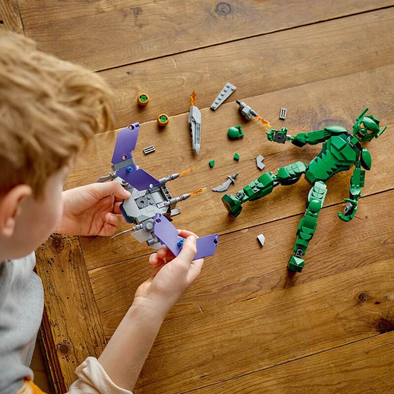 LEGO Marvel 76284 - Figurina de constructie Green Goblin (471 piese)