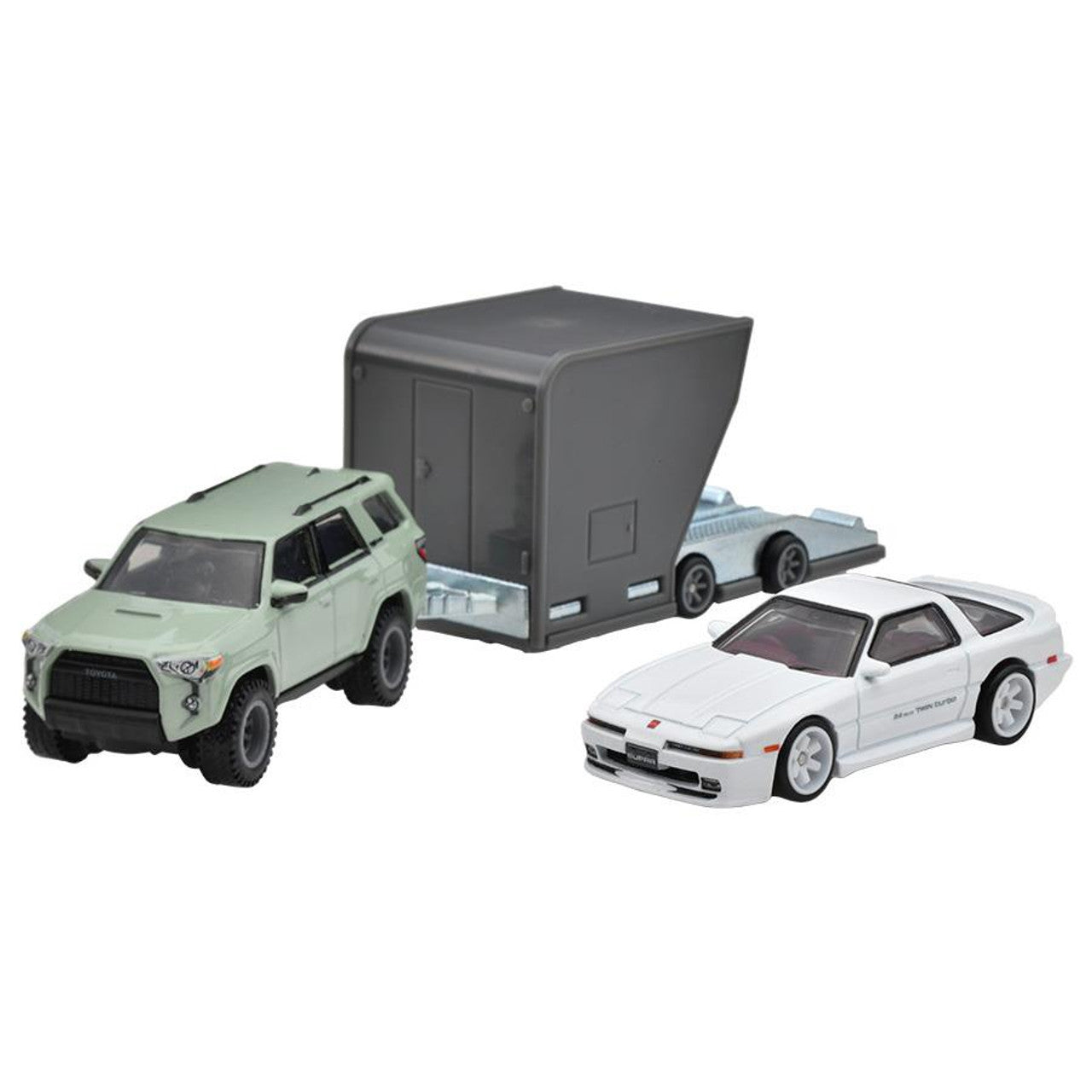 Set 2 masinute - Toyota 4Runner 2018 si Toyota Supra 1989 - 1/64 Hot Wheels Premium
