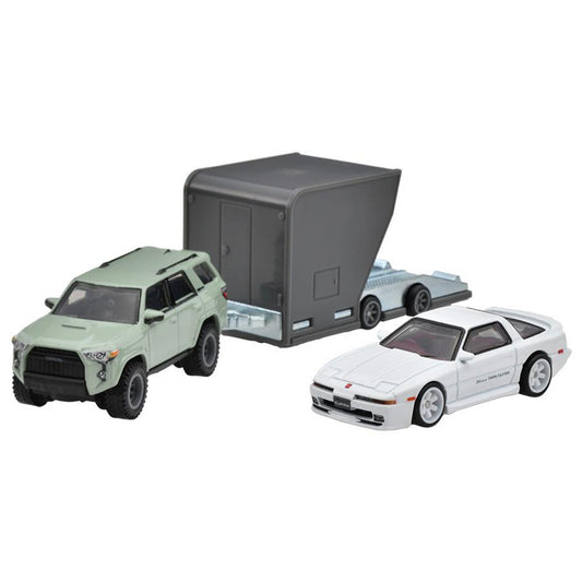Set 2 masinute - Toyota 4Runner 2018 si Toyota Supra 1989 - 1/64 Hot Wheels Premium