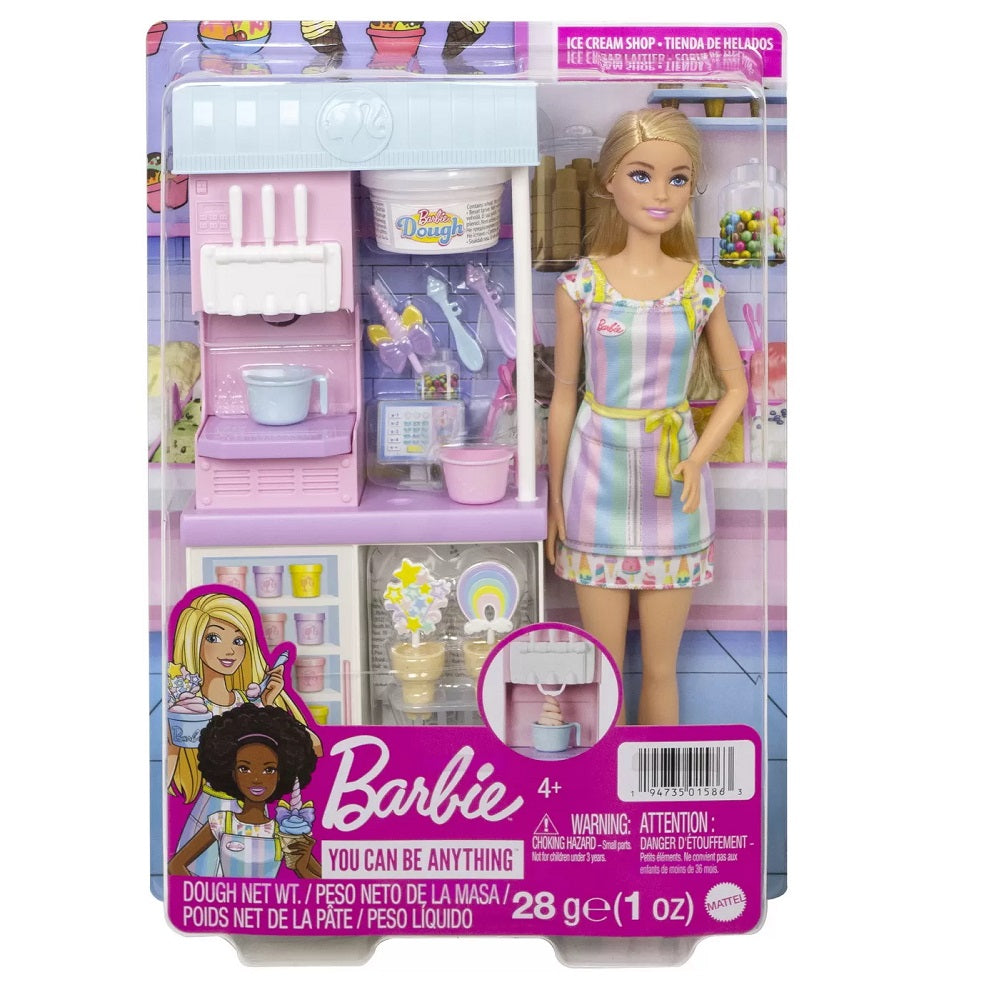 Set de joaca Barbie You can be - Magazinul de inghetata