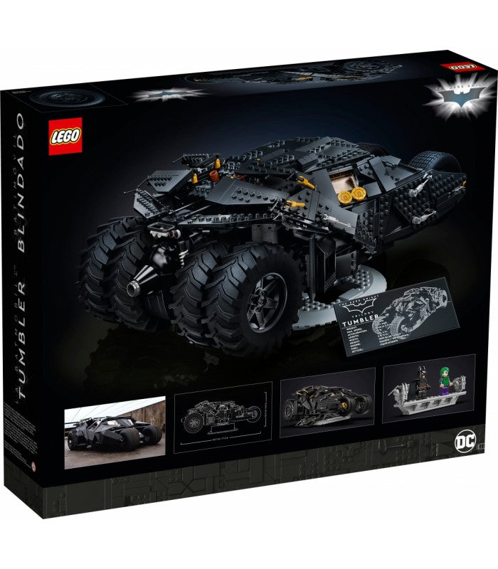 LEGO DC 76240 - Batmobile Tumbler (2049 piese) - Cutie crapata in partea de sus