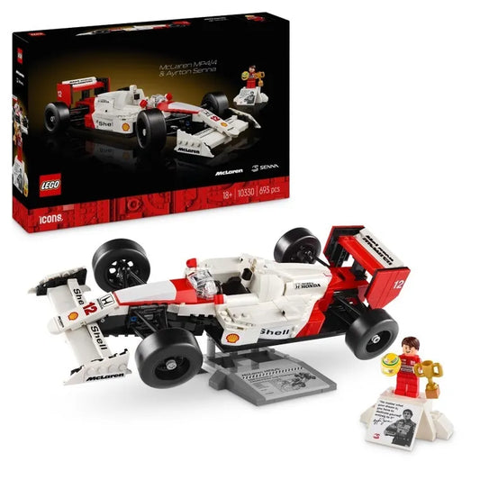 LEGO Icons Creator Expert 10330 - McLaren MP4/4 si Ayrton Senna (693 piese)