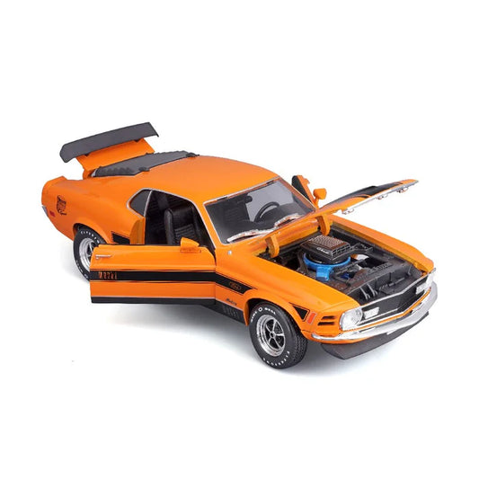 Ford Mustang 1970 Mach 1 portocaliu - 1/18 Maisto