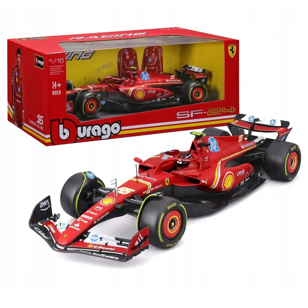 Formula 1 SF-24 Carlos Sainz #55 - 1/18 Bburago