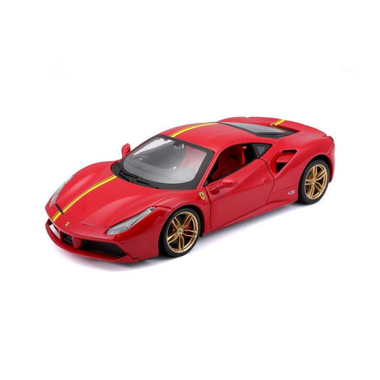 Ferrari 488 Gtb-Inspired by the 312 P1 1972 cu vitrina plexiglass- 1/24 Bburago