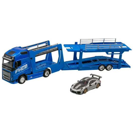 Transportor Volvo FH16 si Porsche 911 GT2 RS -  1/43 Bburago