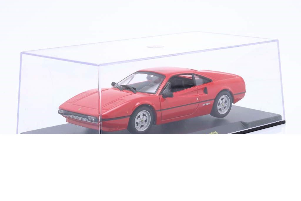 Ferrari 308 GTB 1975 cu vitrina plexiglass - 1/24 Bburago