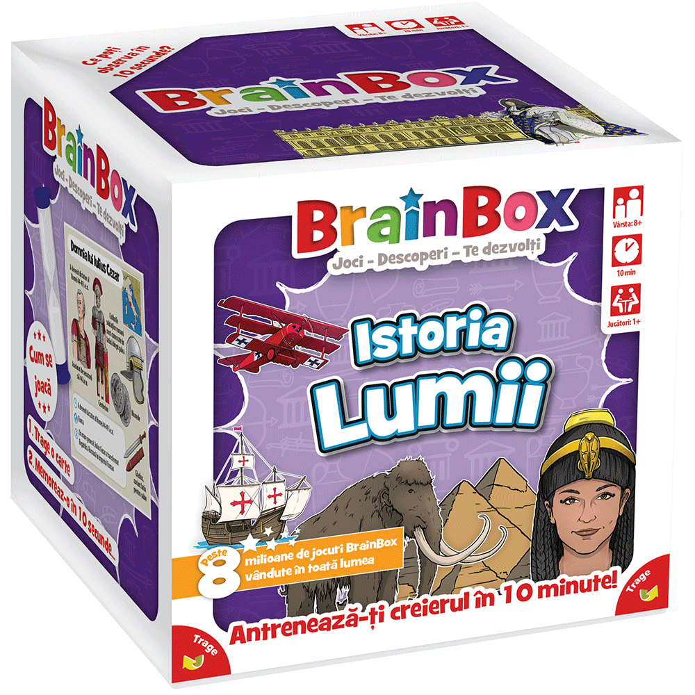 Joc educativ BrainBox - Istoria Lumii