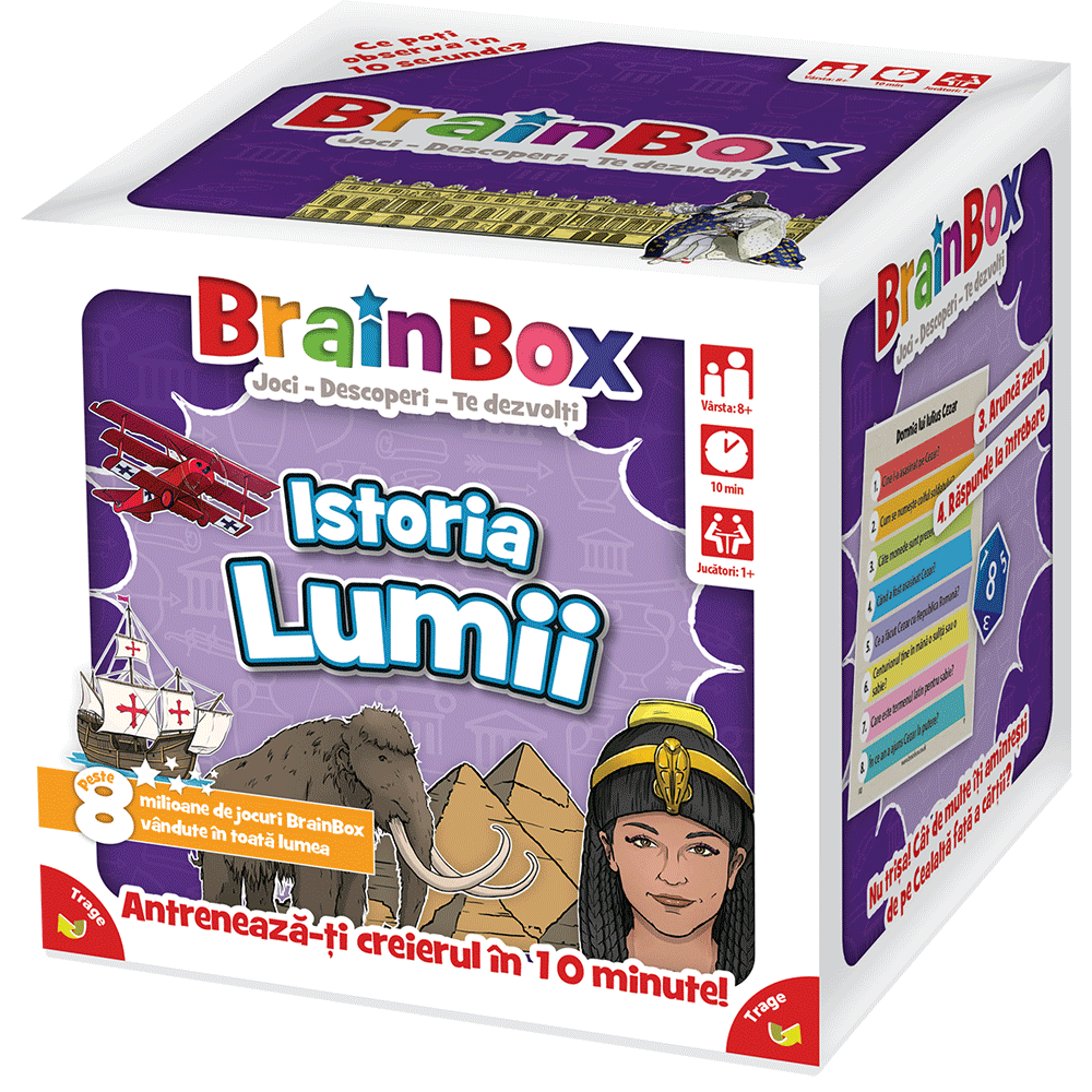 Joc educativ BrainBox - Istoria Lumii