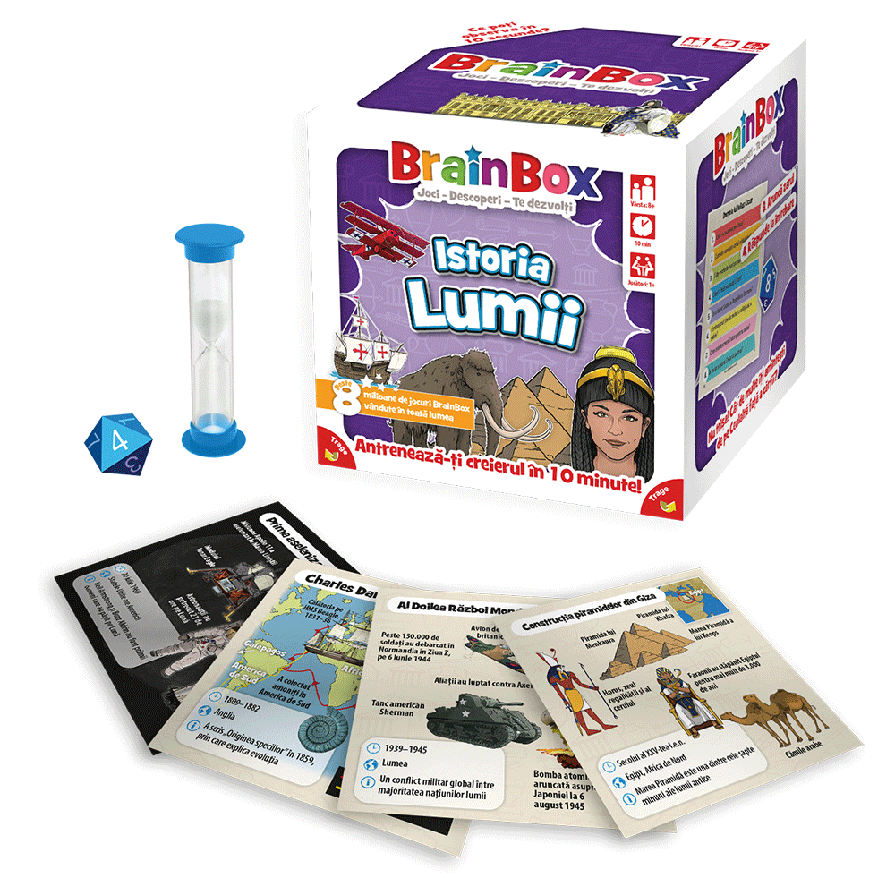 Joc educativ BrainBox - Istoria Lumii
