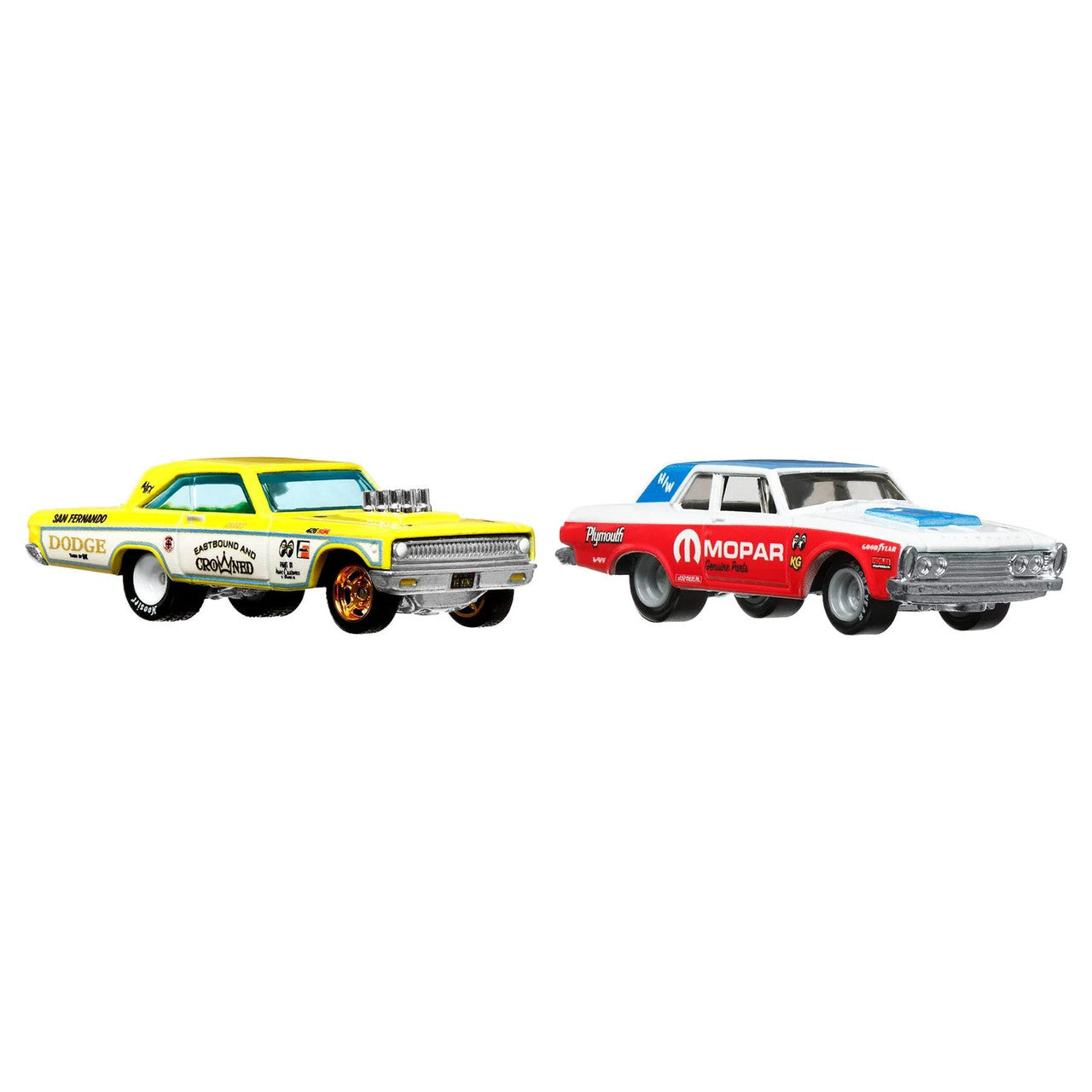 Set 2 masinute Plymouth Belvedere 426 Wedge 1963 si Dodge Coronet 1965 - 1/64 Hot Wheels Premium