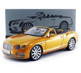 Bentley Continental GT Convertible 2016 Sunburst Gold RHD - 1/18 Paragon
