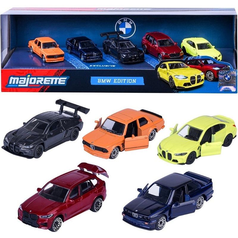 Set 5 masinute metalice BMW Edition - 1/64 Majorette