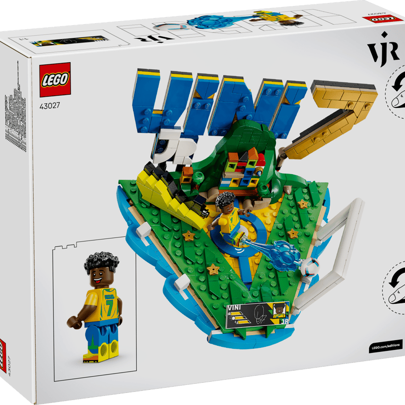 LEGO Editions  Vini Jr. 43027 – Momente importante din fotbal (510 piese)