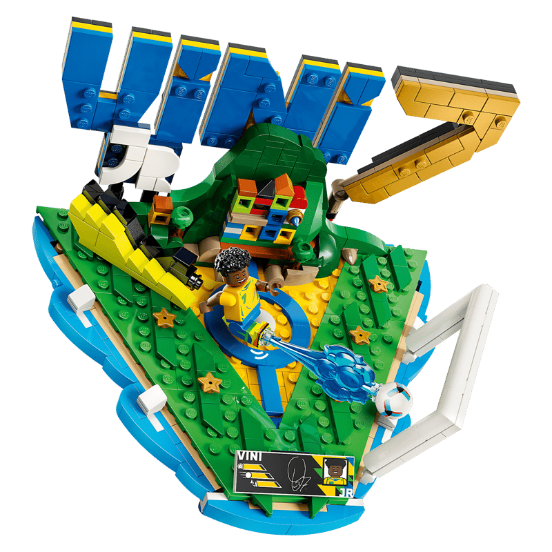LEGO Editions  Vini Jr. 43027 – Momente importante din fotbal (510 piese)