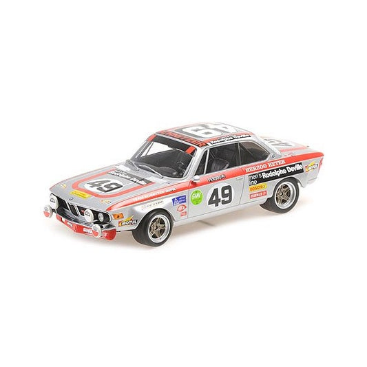 BMW 2800 CS Team Schnitzer-Motul Herzog/Heyer 24h Spa 1972 1/300pcs nr.49 - 1/18 Minichamps