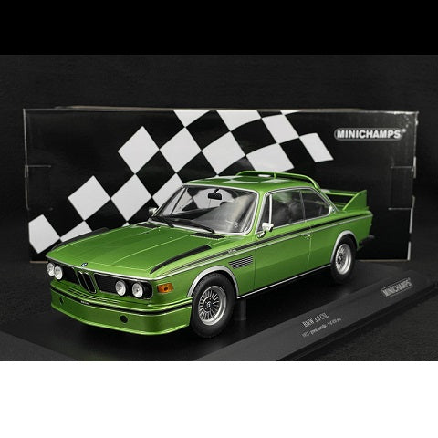 BMW 3.0 Csl 1973 verde 1/450 piese - 1/18 Minichamps