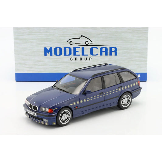 BMW E36 Alpina B3 3.2 Touring albastru - 1/18 Model Car Group