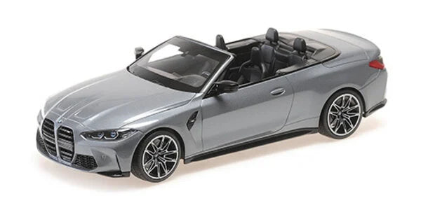 BMW M4 Cabrio 2021 gri 1/402pcs - 1/18 Minichamps