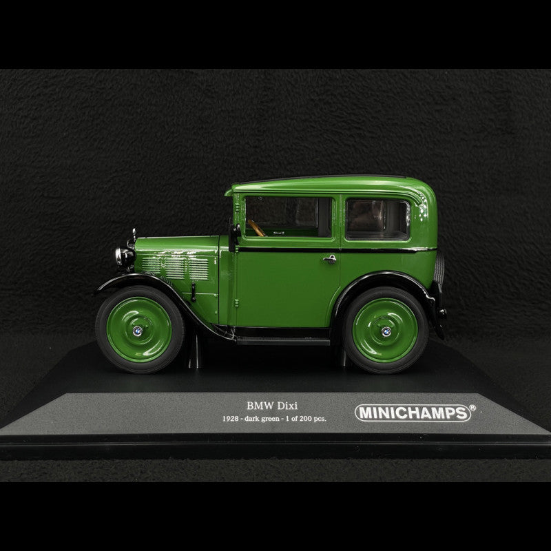 BMW Dixi 1928 dark green 1/200pcs - 1/18 Minichamps