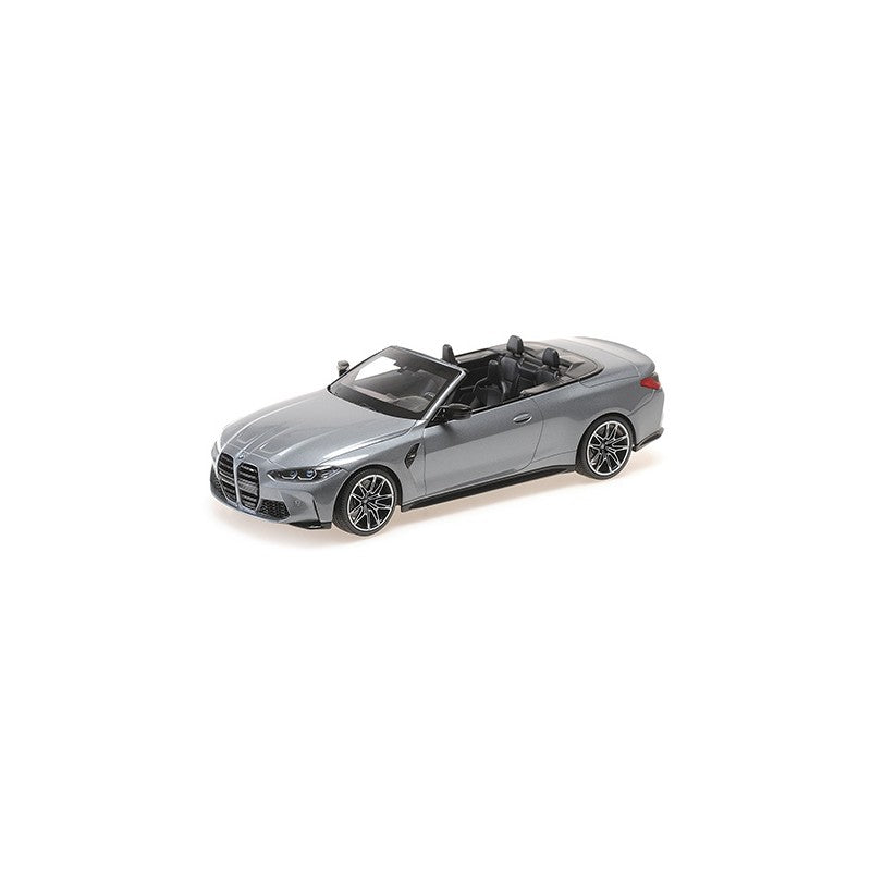 BMW M4 Cabrio 2021 gri 1/402pcs - 1/18 Minichamps