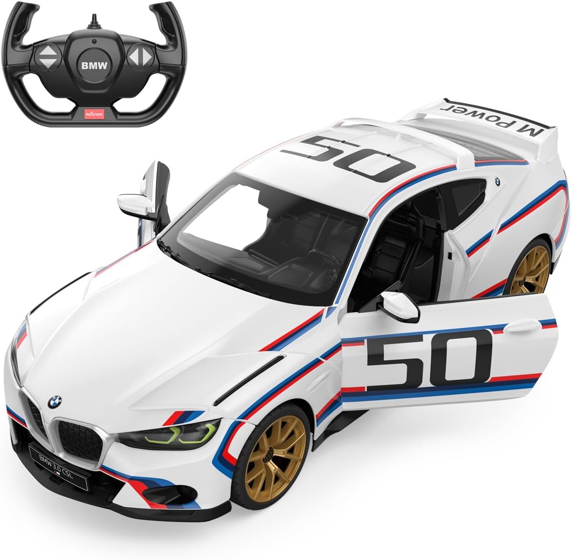 BMW 3.0 CSL #50 cu telecomanda - 1/14 Rastar