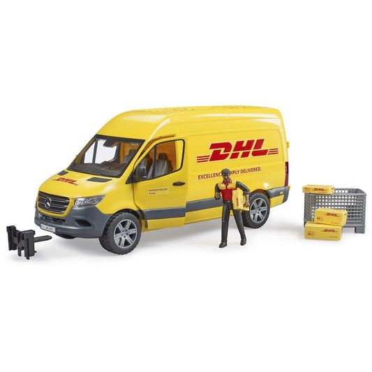 BRUDER 02671 - Mercedes Sprinter DHL cu sofer