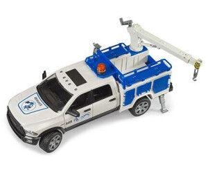 BRUDER 02509 - Camion de Service Bruder RAM 2500 cu macara și lumini