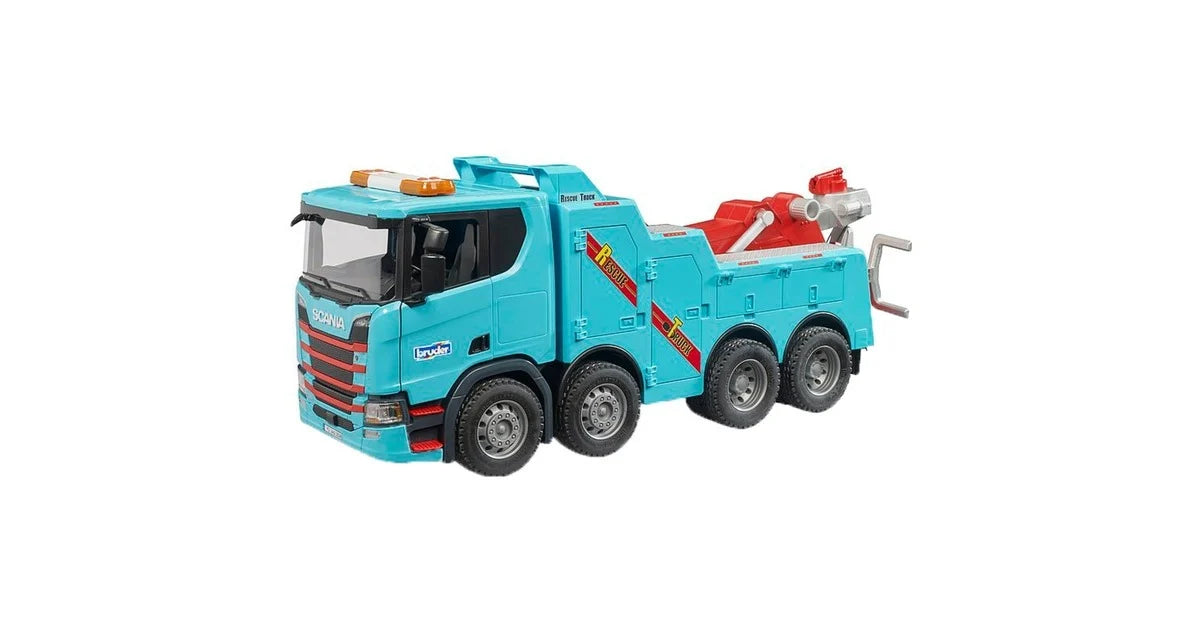 BRUDER 03553 - Camion pentru tractari grele Bruder 03553, Scania Super 560R, cu lumini si sunete