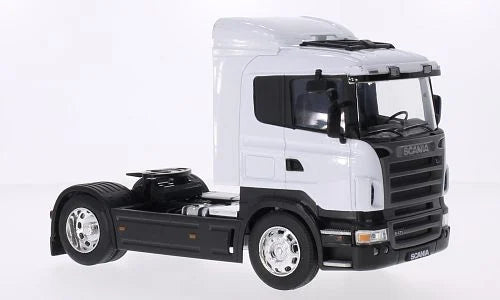 Camion Cap Tractor Scania R470 alb - 1/32 Welly