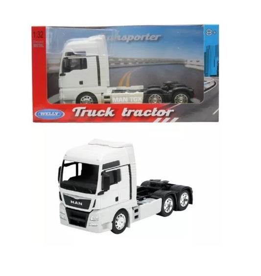 Camion Cap tractor Man Tgx alb - 1/32 Welly