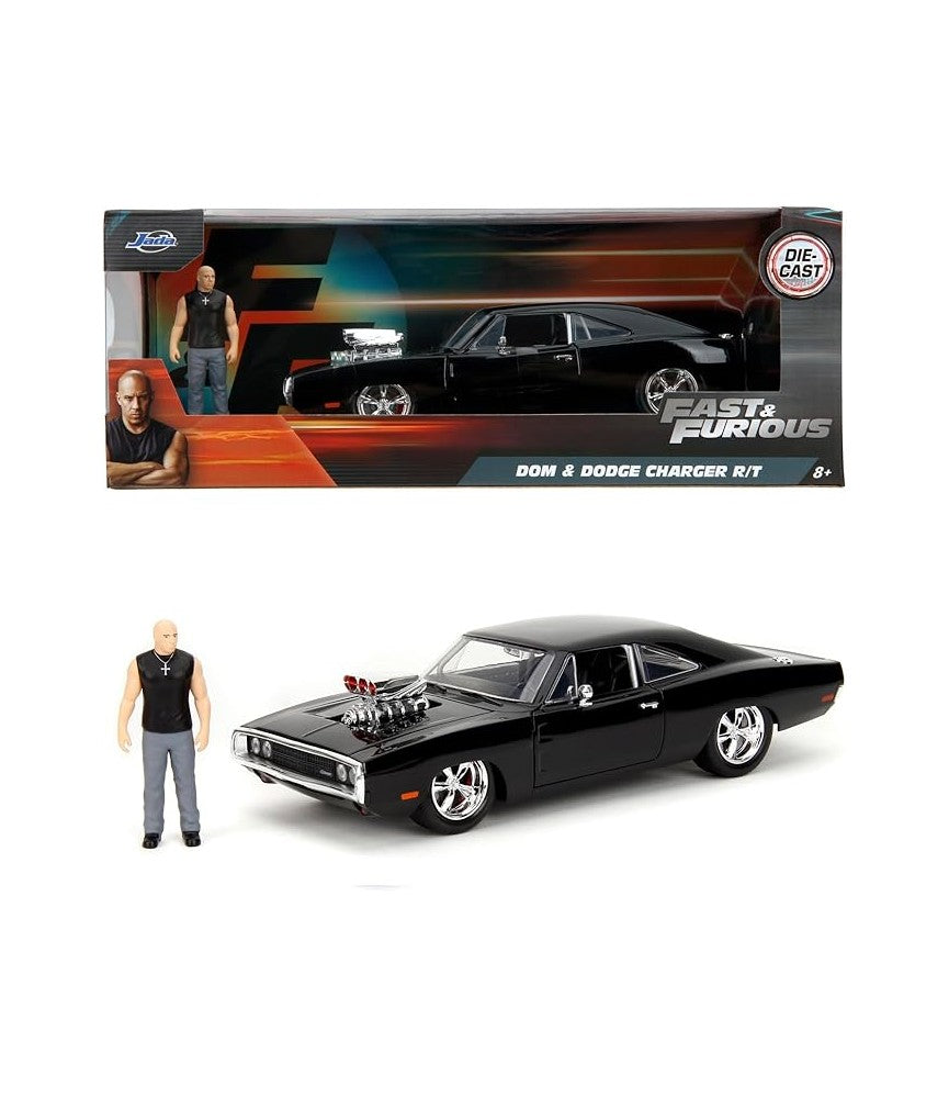 Dodge Charger R/T si figurina Dom - 1/24 Jada
