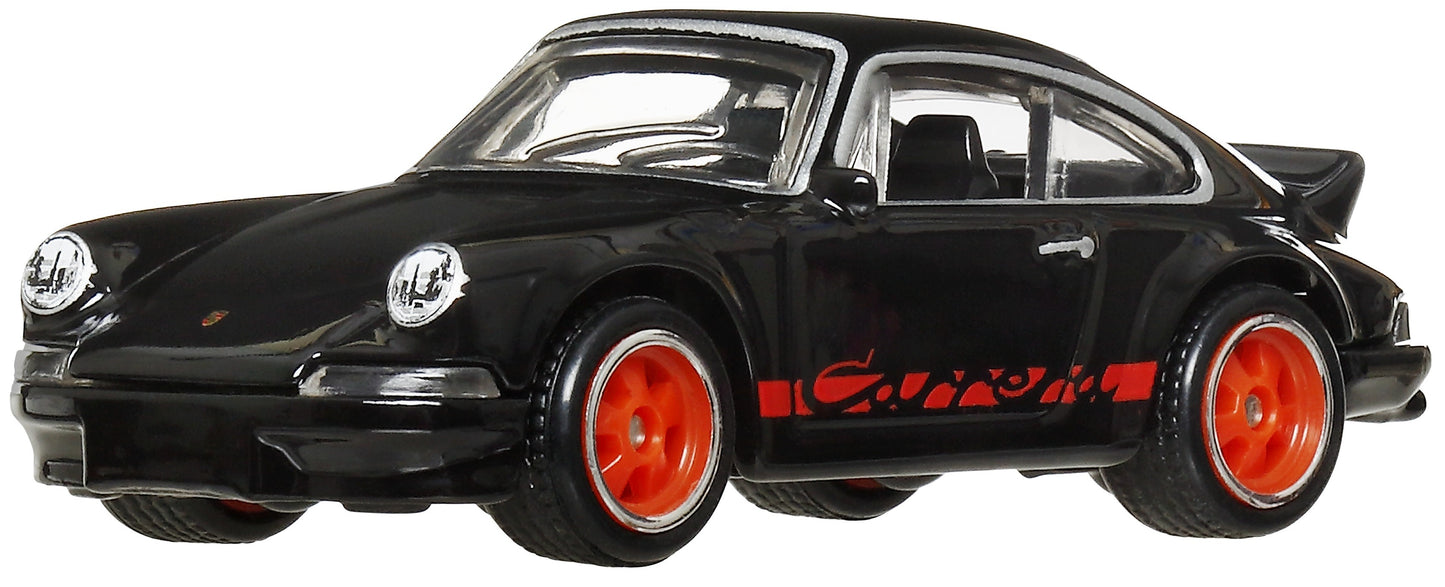 Masinuta metalica Porsche 911 Carrera RS 2.7 negru - 1/64 HW Premium