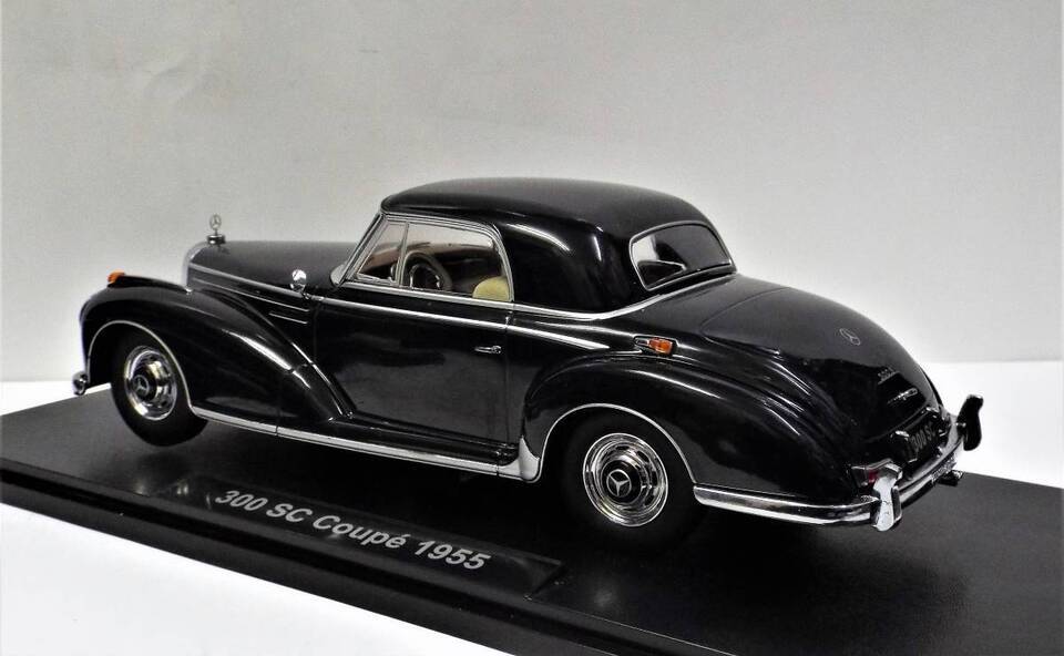 Mercedes-Benz 300 SC Coupe 1955 dark blue - 1/18 KK-Scale