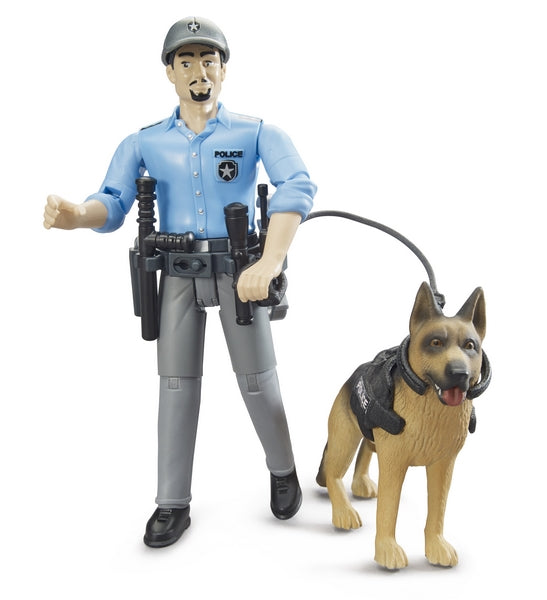 BRUDER 62150 - Polițist cu câine