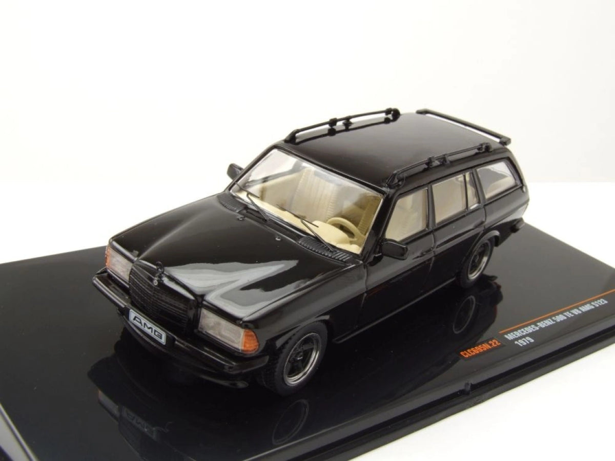 Mercedes-Benz 500 TE V8 AMG S123 1979 cu vitrina plexiglass - 1/43 Ixo Modelcars