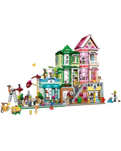 LEGO Friends 42670 - Apartamente si magazine in orasul Heartlake (2040 piese)