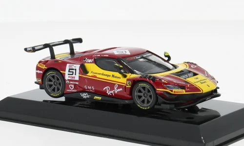 Ferrari 296 GT3 #51 cu vitrina plexiglass - 1/43 Bburago