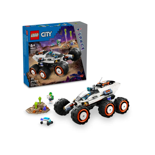 LEGO City 60431 - Rover de explorare spatiala si viata extraterestra (311 piese)