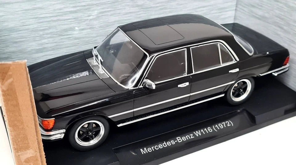 Mercedes-Benz 350 SE W116 negru - 1/18 Model Car Group