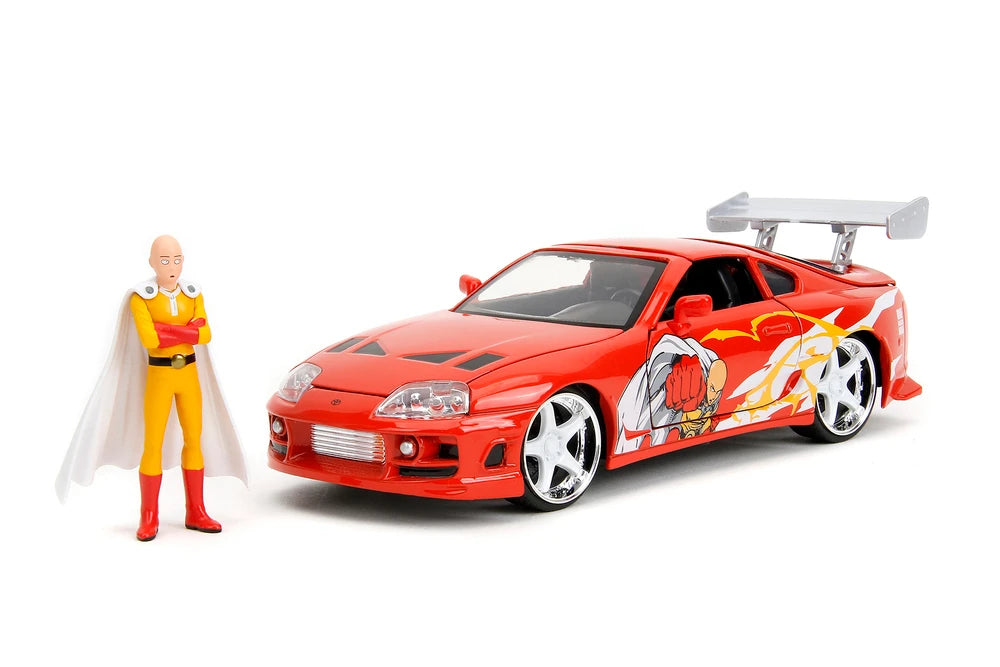 Toyota Supra 1995 si figurina One Punch Man - 1/24 Jada
