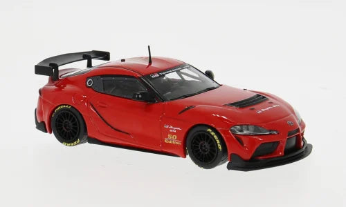 Toyota GR Supra GT4 2022 50 Edition cu vitrina plexiglass - 1/43 Ixo Modelcars