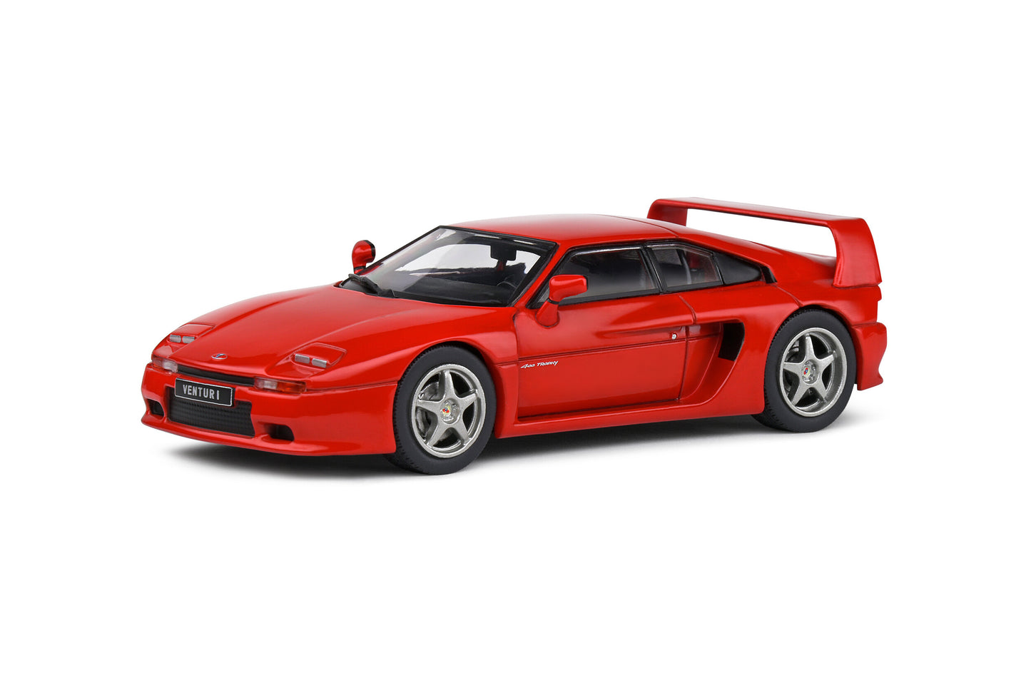 Venturi 400 GT rosu cu vitrina plexiglass - 1/43 Solido