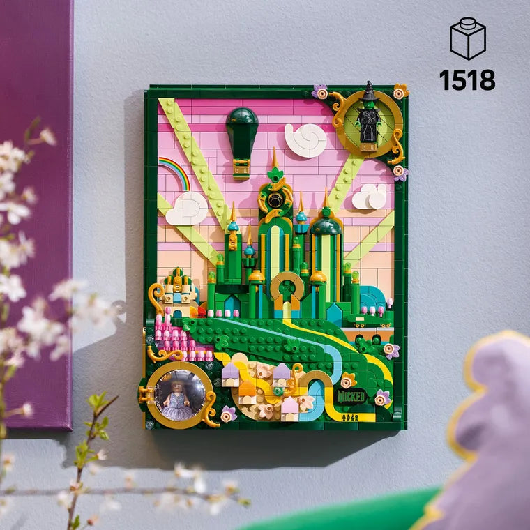 LEGO Wicked 75685 - Tablou Emerald City (1518 piese)