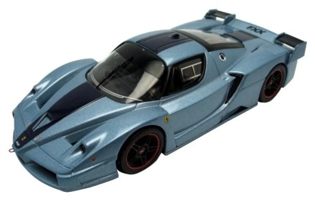 Ferrari Fxx bleu cu vitrina plexiglass - 1/43 Hot Wheels Elite