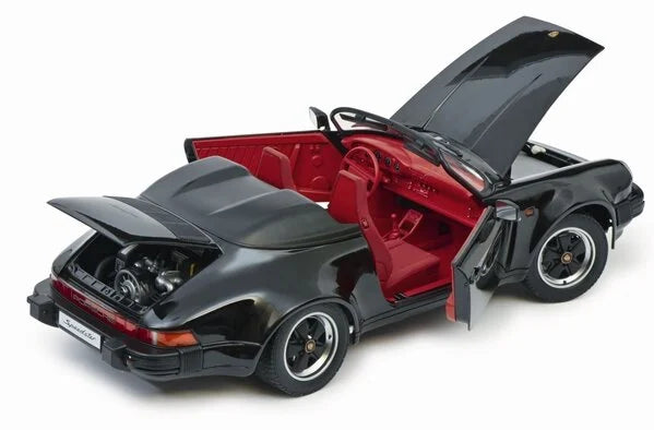 Porsche 911 Speedster 1989 negru - 1/12 Schuco
